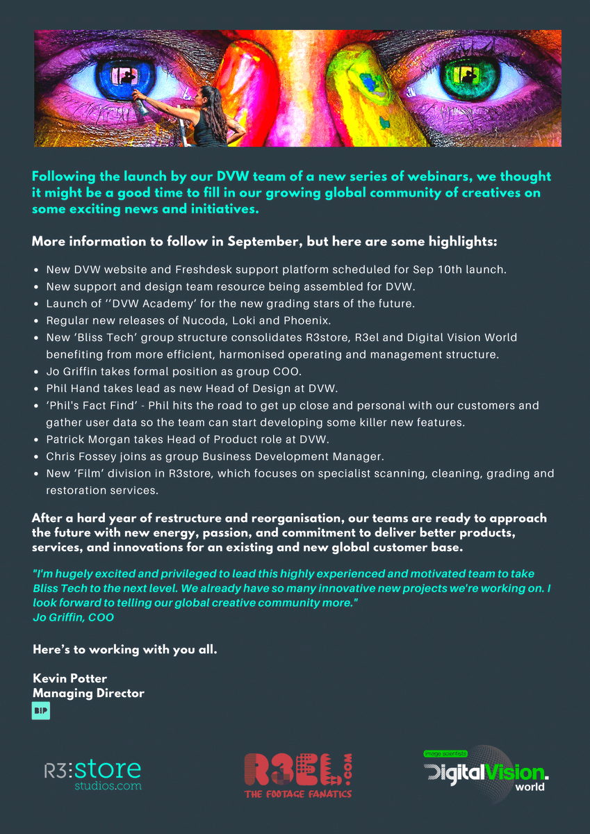 BLISSTECH Bulletin #1 - The Future is Bright