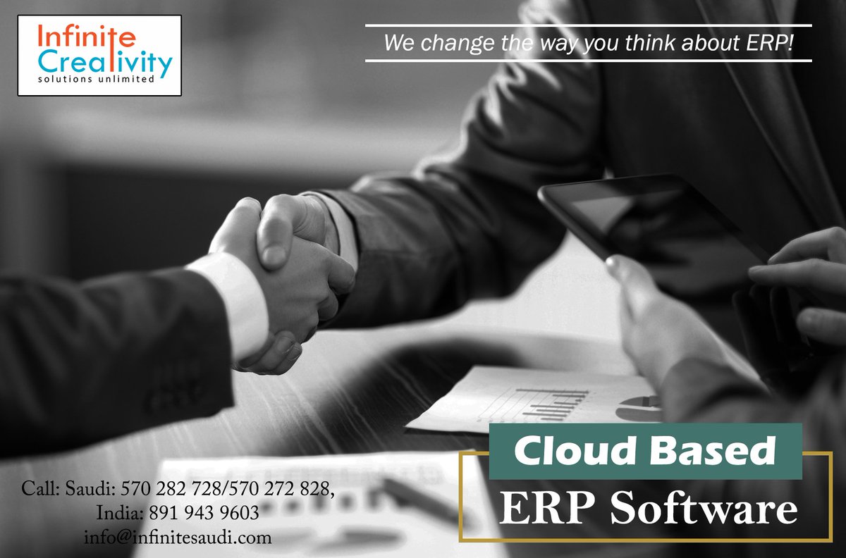 SaudiInfinite's tweet photo. @SaudiInfinite’s @TechCloudERP is a unique software with advanced features. Tech #CloudERPsoftware delivers an innovative cloud-based software solutions, which perfectly fits for all types of #ManufacturingIndustries
https://t.co/OeiExVOKof
info@infinitesaudi.com
+966 570282728 https://t.co/hVFmdjoDXZ