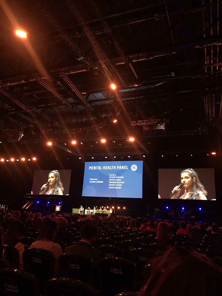 Amazing to hear @Sophia_YMCA talking about her experiences of mental health to help smash the stigma that surrounds it - what an absolute superstar #IAMWHOLE #YMCA175