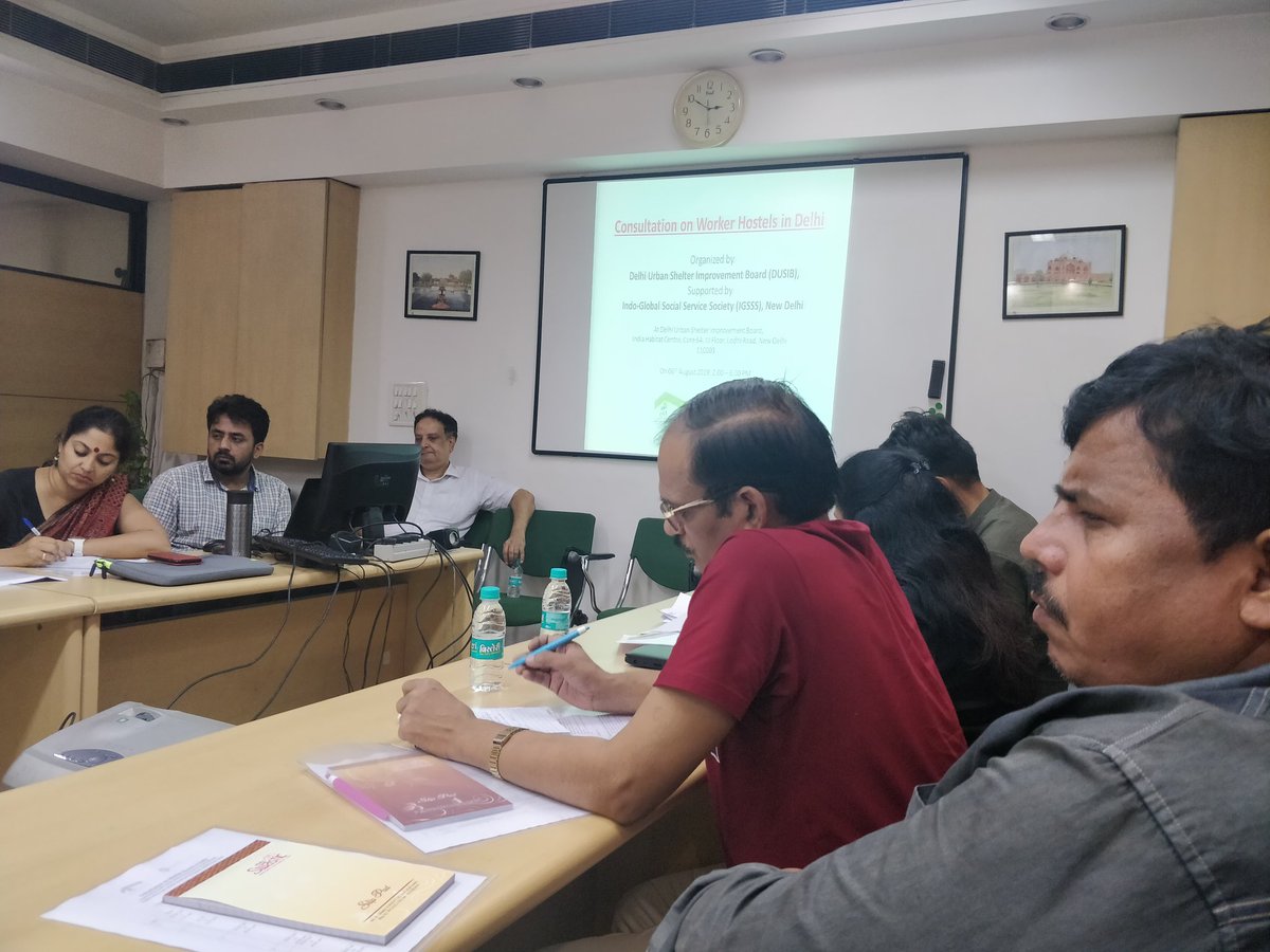 golemarketwala's tweet photo. Very interesting discussion on introducing worker hostels in Delhi. Brilliant model shared by Bhavanam Foundation from Kerala. We need to plan and create more affordable spaces for the poor to come into the city. #affordablehousing #cmulf #cmulfjourney #workerhostel https://t.co/EV4YE5Cbjx