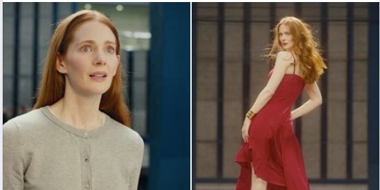 amazon commercial red dress