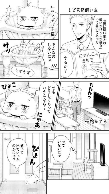 ど天然飼い主&amp;ツンデレ子猫の日常 