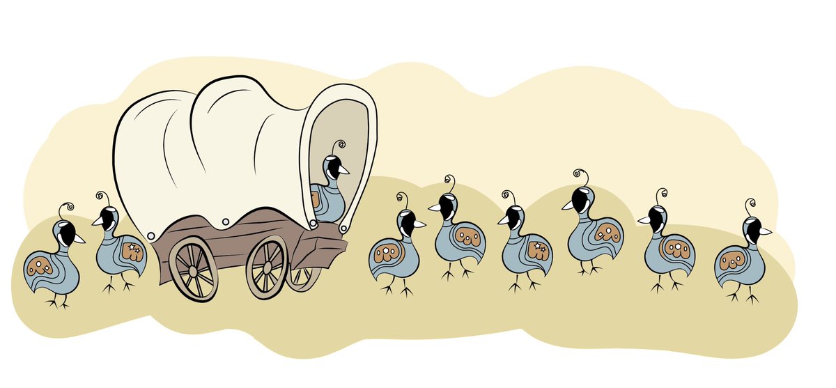 JayWrightDraws's tweet photo. Taking the QuailTrain to Los Angeles Friday for the #scbwi portfolio showcase. My Bird is Quail (@cuppajolie).
.
.
#LA10SCBWI https://t.co/Sro2cIvZZB