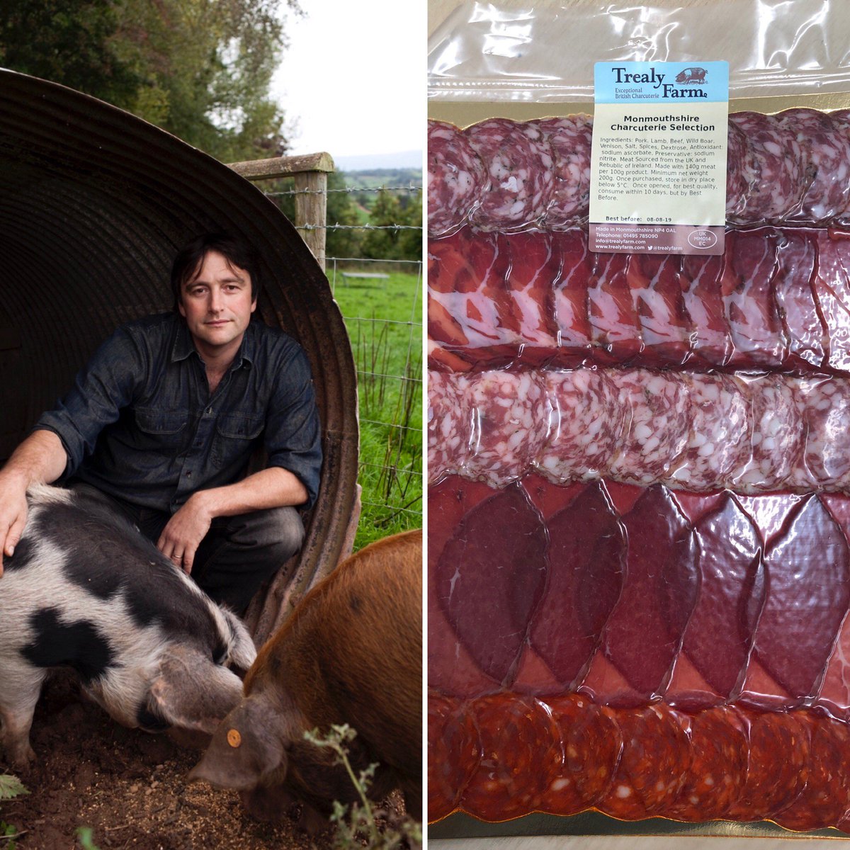FarmersGuardian's tweet photo. WIN: @TrealyFarm is giving away 3 bespoke packs of their exceptional handmade British charcuterie offering a 24-strong selection of its range of air-dried meats and salamis. 

A tasting feast for all the family. 

LIKE &amp; RETWEET TO ENTER! 

#Farm24 #Competition https://t.co/smvhM2HmBe