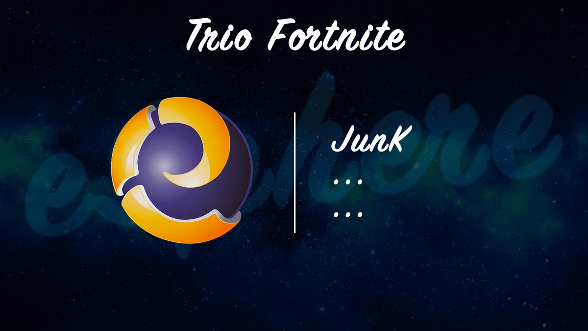 eSphereTV's tweet photo. 🔶 #FORTNITE 🔷
Notre joueur @zJunkFTN_ est aujourd'hui à la recherche d'un trio pour les évènements à venir !
1️⃣ Etre majeur
2️⃣ Etre disponible en semaine et en week-end
N'hésitez pas à nous envoyer vos CV en DM. 📝
#eSphere https://t.co/tbfnP86RDr
