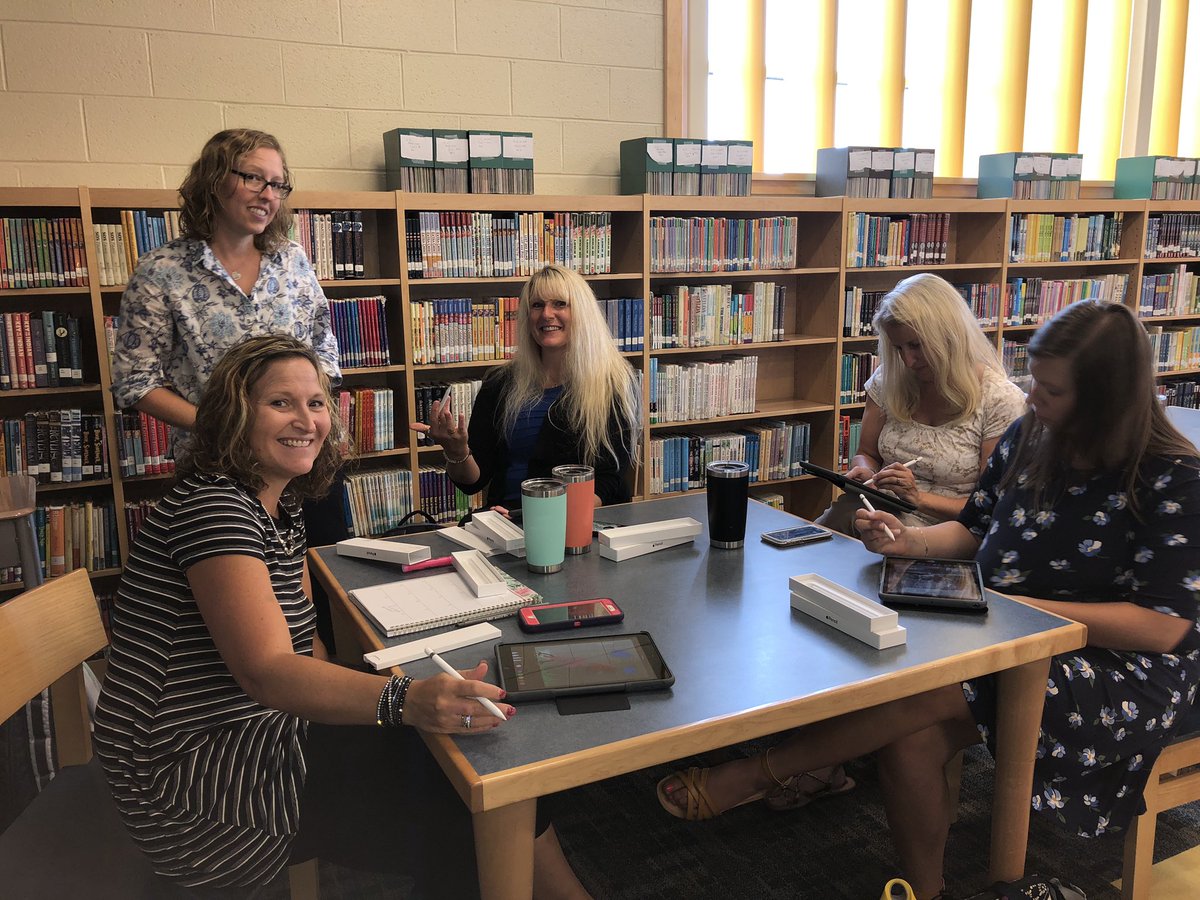 ELCO_Primary's tweet photo. ELCO Teachers spending the day to learn different innovative instructional approaches to support our young learners this year. #together_we_are_jackson #ELCOtogether #EveryoneCanCreate https://t.co/EkvPYVXf3h
