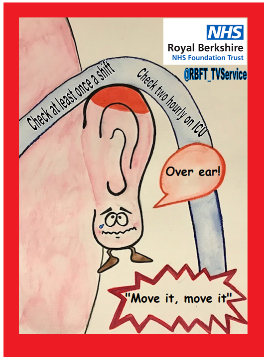 RBFT_TVService's tweet photo. We have followed up our video with a fun poster to highlight the importance of checking tubing to help prevent pressure damage. Move it, Move it! #tissueviability #stopthepressure #moveitmoveit @RBNHSFT https://t.co/dZQ1kPcE8U