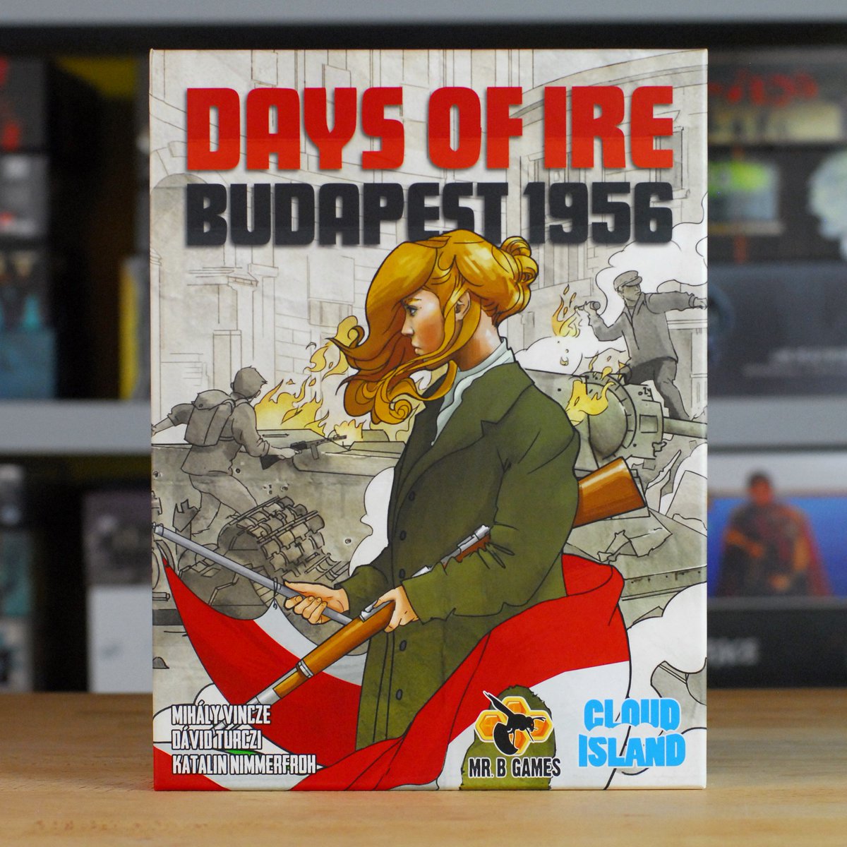 Your_Turn_Cafe's tweet photo. It's 1956, and waves of protest in Poland are once again showing cracks of the Eastern European communist bloc. One player takes charge of the Soviet forces. Other player(s) play as the leaders of the revolutionary forces #YourTurn #BoardGameCafe #boardgames #DaysOfIre @Mrbgames https://t.co/jski1RhZXB