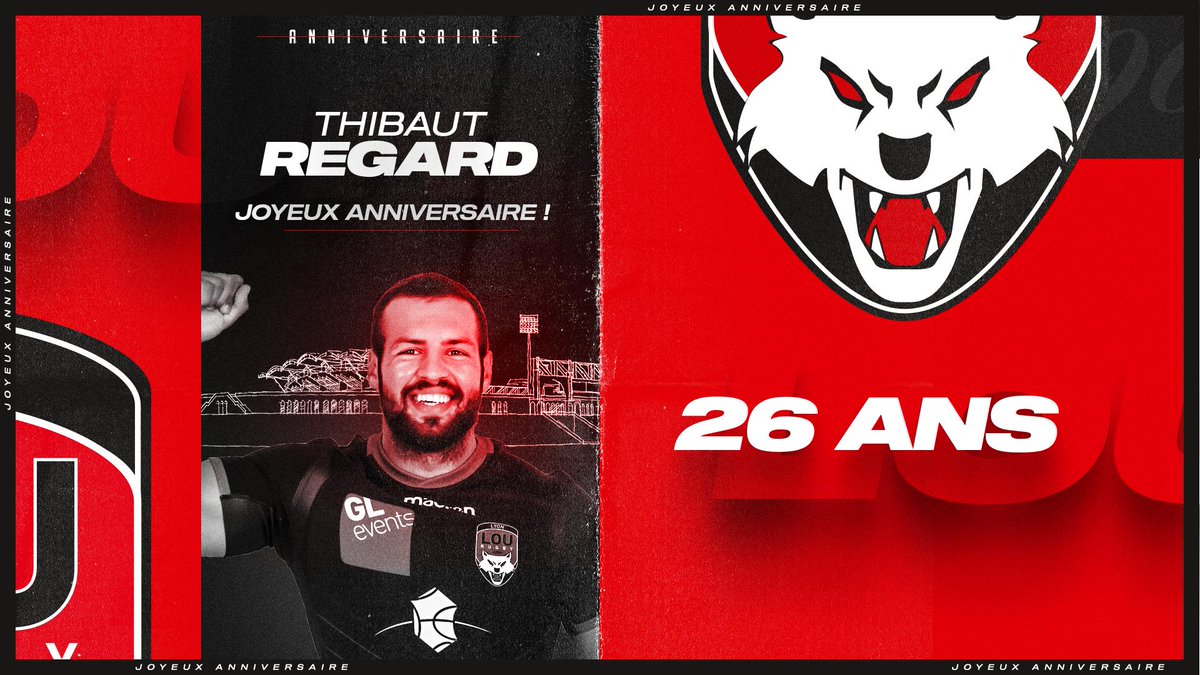 🎂 Il grandit le louveteau ! 26 ans aujourd'hui pour <a href="/ThibautRegard/">Thibaut Regard</a>. Joyeux Anniversaire !