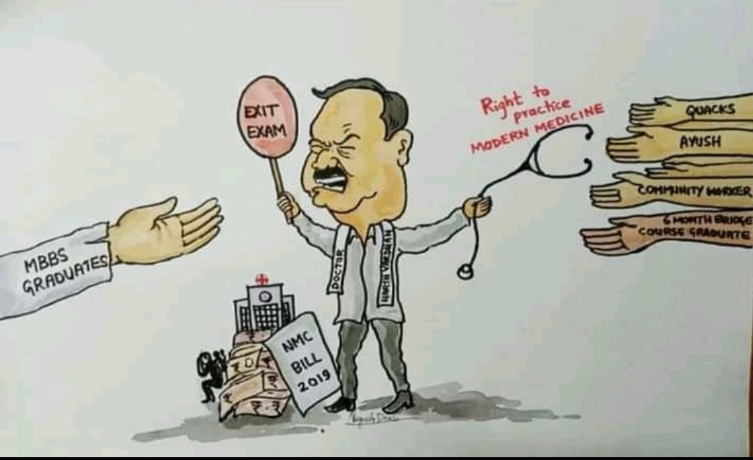 Sweetyrai_'s tweet photo. #SayNoToNMCbill

Do you dare to get treated from these "quacks "?, sorry its " licensed quacks" https://t.co/W9RzeJum7N