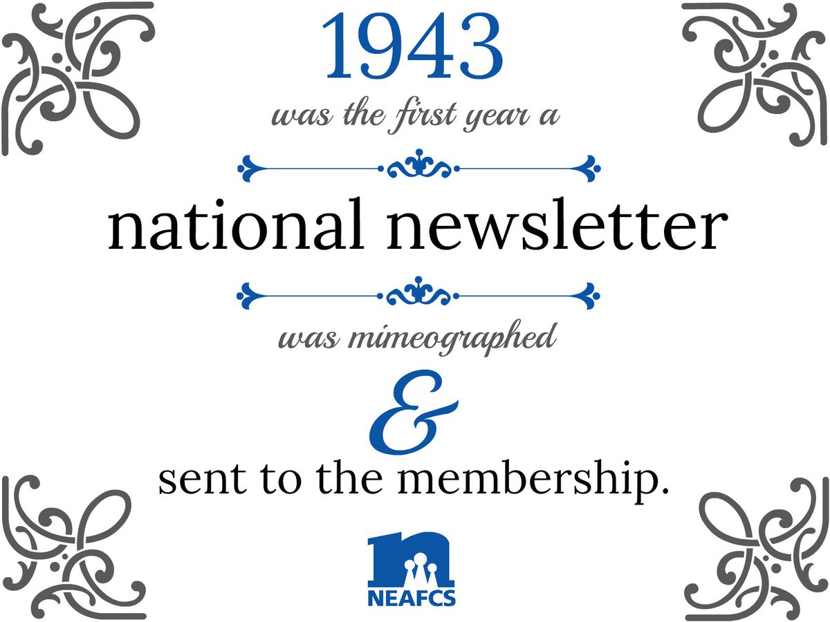 Tweet_NEAFCS's tweet photo. More 85th Anniversary Trivia! #NEAFCS #NEAFCS2019 @NEAFCS #HersheyLodge https://t.co/V0NcFhTaSV