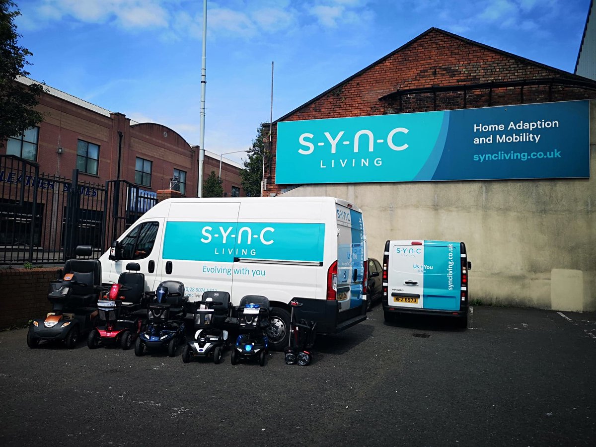 SyncLiving's tweet photo. It’s #TravelTuesday here at Sync Living! 

We are busy delivering a wide range of #MobilityScooters across #NorthernIreland to 6 very happy customers! #customersatisfaction #CustomerService #SyncLiving https://t.co/gdbsrdJxdP