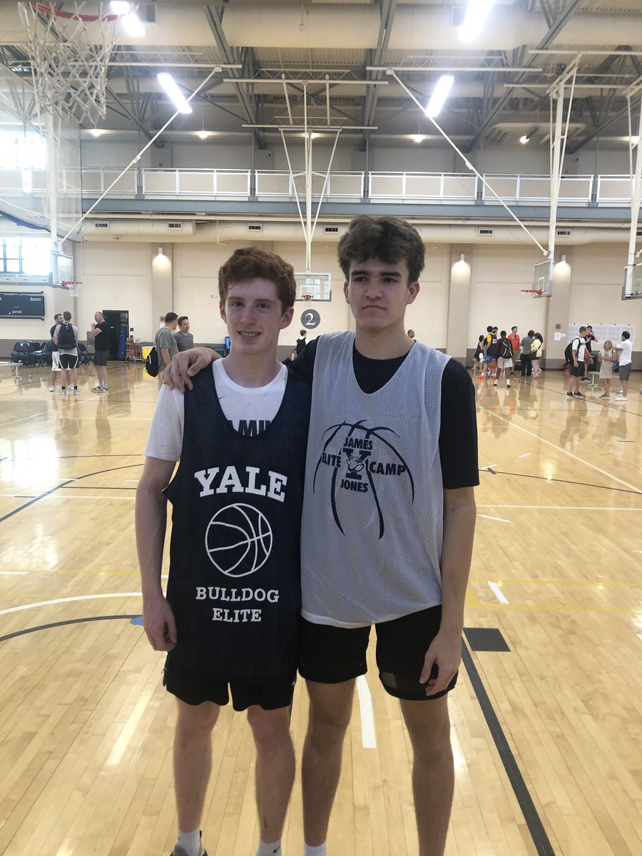 GWElite's tweet photo. Our guys at @YaleMBasketball Elite Camp last weekend @mitchellcarew3 and @TownesBallard Keep up the hard work! #gogwelite #worktogether https://t.co/a1uhorkXMZ