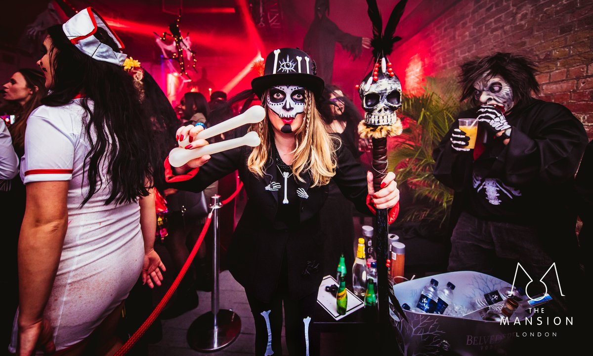 MansionLondon's tweet photo. We are back! Best #Halloween 2019 #themansionlondon Early birds tickets on https://t.co/b5bVEUDDxv https://t.co/hCbYymLimY