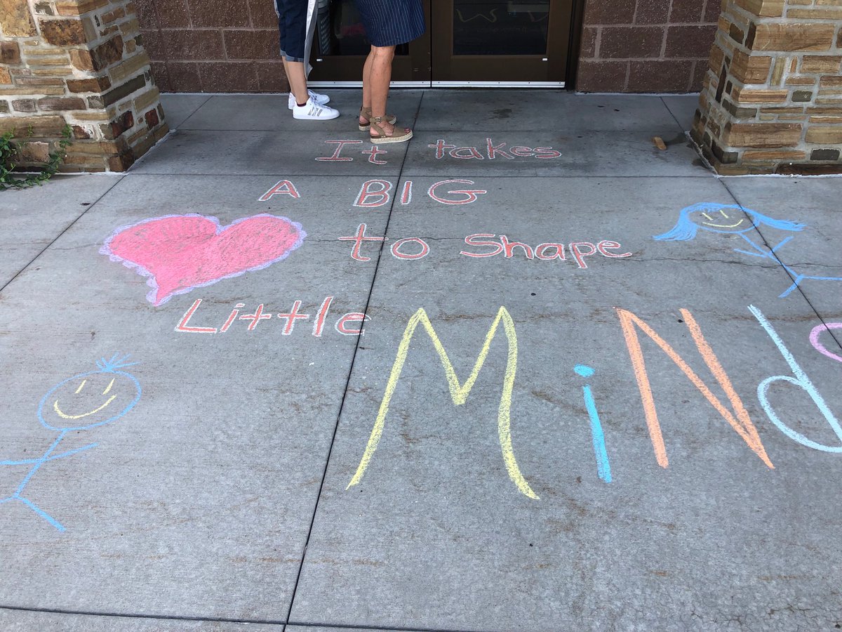 Out doing random acts of kindness with my psych group! We were welcomed back to this!