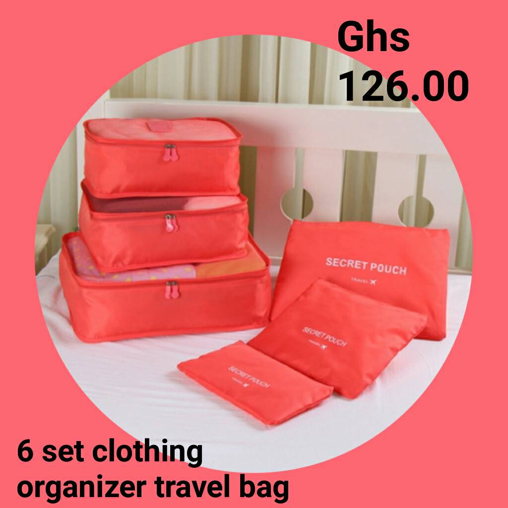 If you have to make a fashion statement, get your 6 set clothing travilling bag going for GHc 126.00 only
#travelingbag #dzakiesonline #shoppingonline 
Call 0209075100 to place your order now