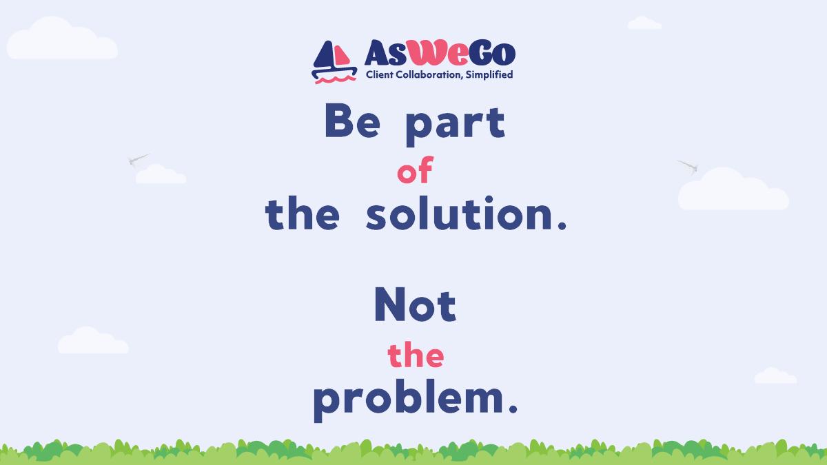 aswegoapp's tweet photo. You can't always control who is at fault, but you can always control how you respond.

#projectmanager #consulting #freelance #ontheside #smallbiz #ethics #work #cx #clientrelationship #Productivity #BusinessIntelligence #OneDayAtATime #biztips #rightnow #AsWeGo https://t.co/L58P8bVhjB