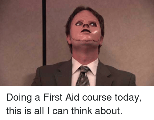 Who remembers this episode? 😁😂 #TheOffice #FirstAid #FirstAidTraining