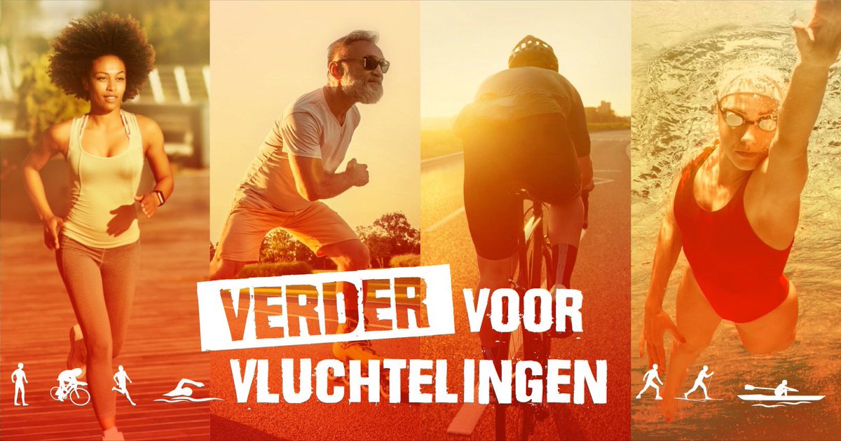 Of je nu rent, skeelert, fietst of zwemt: meld je aan bij Verder voor Vluchtelingen en laat jouw afgelegde kilometers tellen. Kom in actie voor vluchtelingen wereldwijd  - een campagne die wij met trots voor het <a href="/RodeKruis/">Rode Kruis</a> ontwikkelden! Meedoen 👉🏼 bit.ly/2LXxEqu