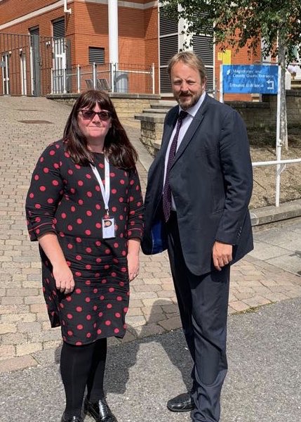 Fascinating morning with @DerbyshireLC ‘s @_lisahaythorne as part of #takeyourmptowork day. Watching housing evictions cases and hearing about issues that have led people into arrears.