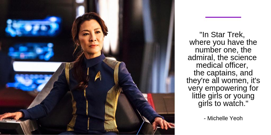 Nothing but respect for my captain. Happy Birthday, Michelle Yeoh! 