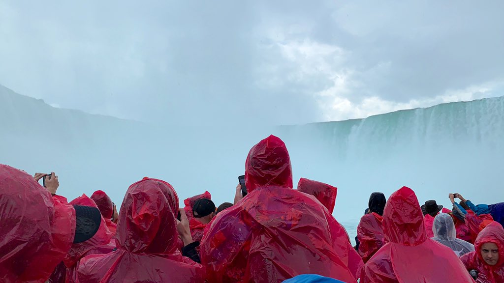 We witnessed the true meaning of wet and wild when Unit 41 visited the majestic Niagara Falls today. A fantastic experience for everyone. #breathtaking #CumbriaScouts #ukcontingent