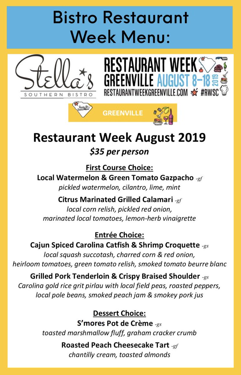 StellasSouthern's tweet photo. Chocolate Tasting &amp; Restaurant Week Menus @ Stella's 🌟 - https://t.co/TEjNPHfArF https://t.co/f4V2UUBm1P