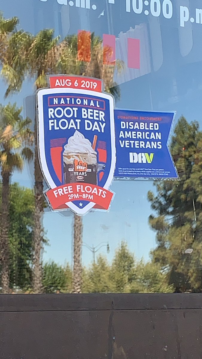 KFC offering free Rootbeer Floats Today. #veterans #USA #fightforourcountry #military