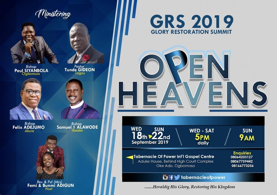 revfemi_adigun's tweet photo. This meeting is for you... Prepare, Pray and Plan to attend with your family. https://t.co/5RksI1WRd4