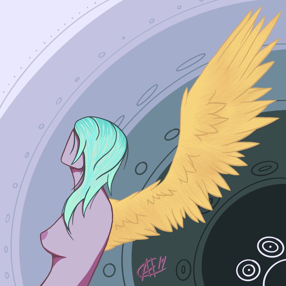 TheMoxieFae's tweet photo. -Golden Wing-
I picked a few different pallets for this one because I felt like adding a bit more detail to it. I like the results XD
Made in @Procreate.
#DigitalArt #ProcreateArt #SlightlyNSFW #Nudity #Winged #WingedAngel https://t.co/NQdse6epe6