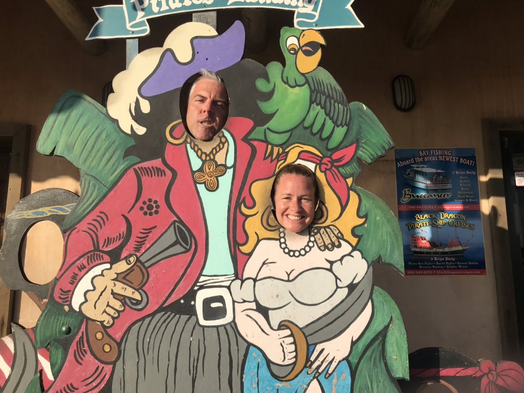 Coach_Poss's tweet photo. Arrr South Padre Poss style. #CainSummer https://t.co/E3ERWC0kC1