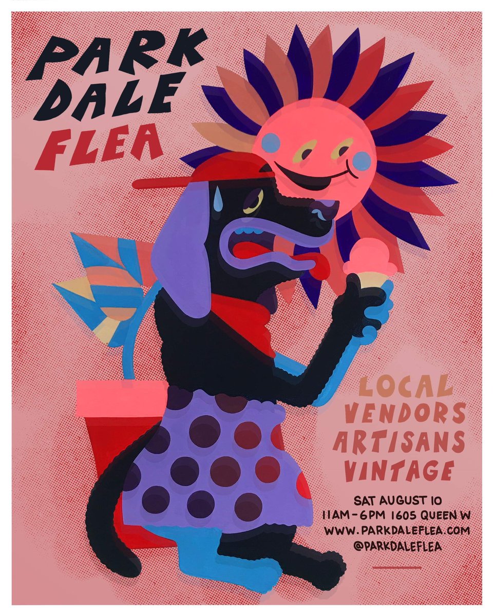 We’ve got another great line-up of vendors for our next #ParkdaleFlea 🎉  on Saturday August 10th!! Hope to see you all out!! #SupportLocal  #ParkdaleVillage #TorontoMakers #TorontoSmallBusiness #TorontoHandmade #ParkdaleLife #Parkdale