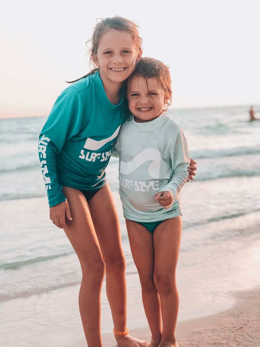 Splash around and stay safe in the sun with this comfortable kid's rash guard. This UPF 60+ rash guard is perfect for extra sun coverage while you swim, surf and paddle. Available at all locations!