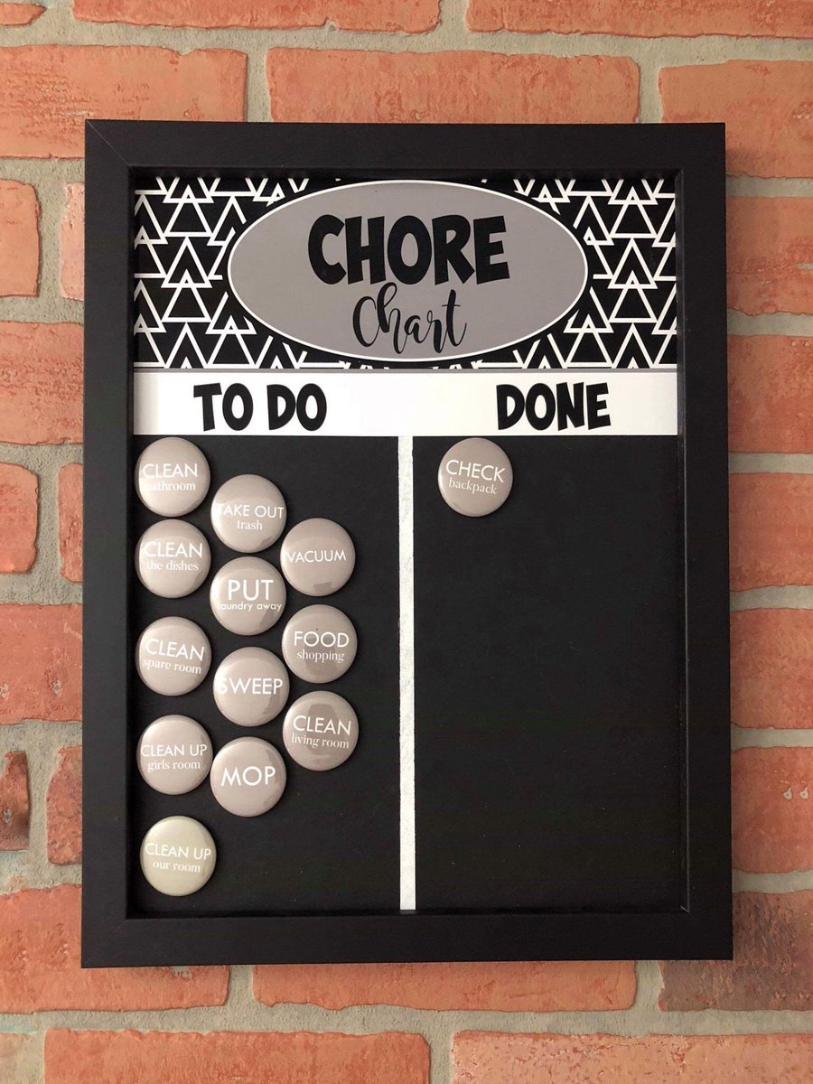 Magnetic Family Chore Chart