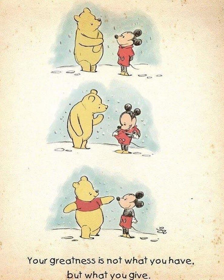 You're not going to go broke by giving to others.