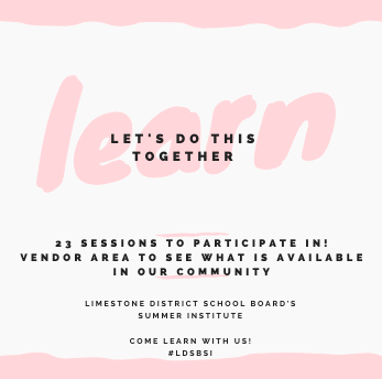 MrsClapp_LDSB's tweet photo. This #LDSBSI is going to be the best one yet!  Community partnerships! Corporate partners! Awesome educators!  It will be the best day to learn with each other!  Will you be there?  What are you most excited about? https://t.co/r3hiMQ47T5