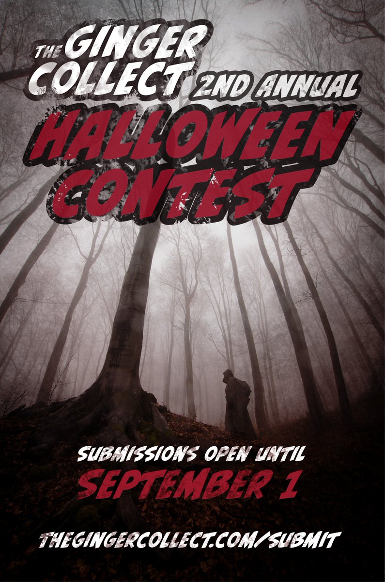 Hey guys, check out our pretty basic guidelines for this year's Halloween contest!
thegingercollect.com/submit/
Grand Prize Winner: $100
3 Runner-ups: $50