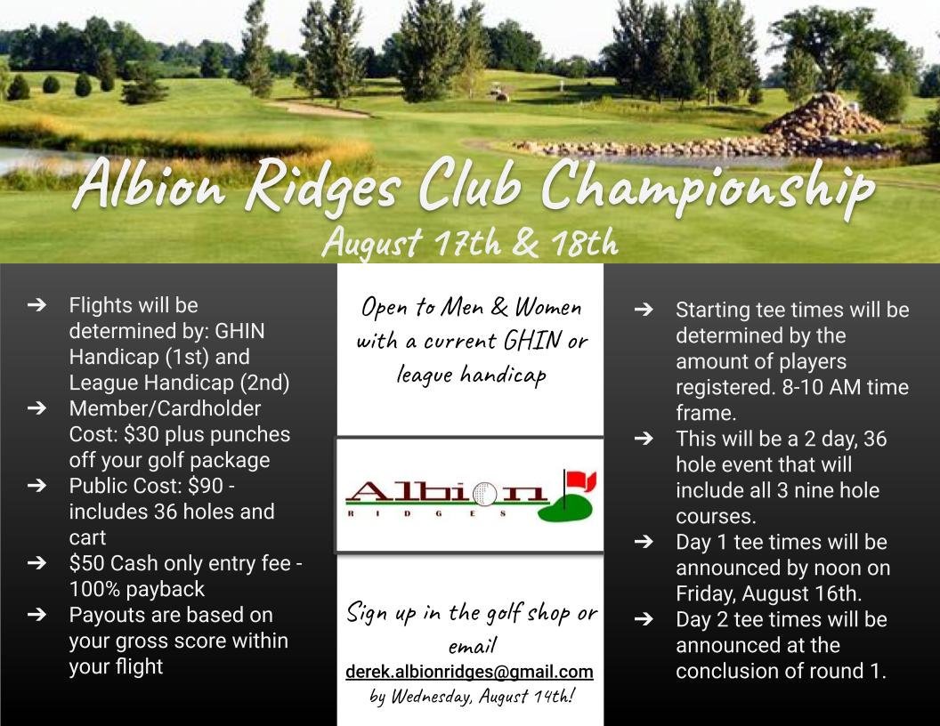 Albion Ridges GC tweet media