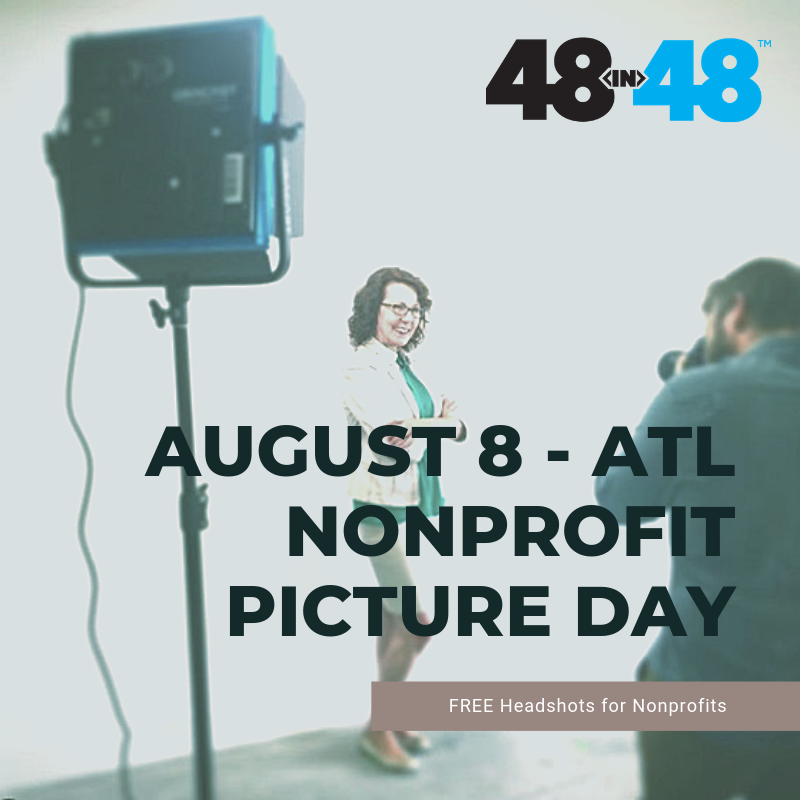 48in48org's tweet photo. #atlanta Dont miss out! FREE Headshots for #nonprofit professionals this THURSDAY (8/8)!  

Timeslots remain!
https://t.co/g2NNFPzaDd https://t.co/FKeYUNgbHv