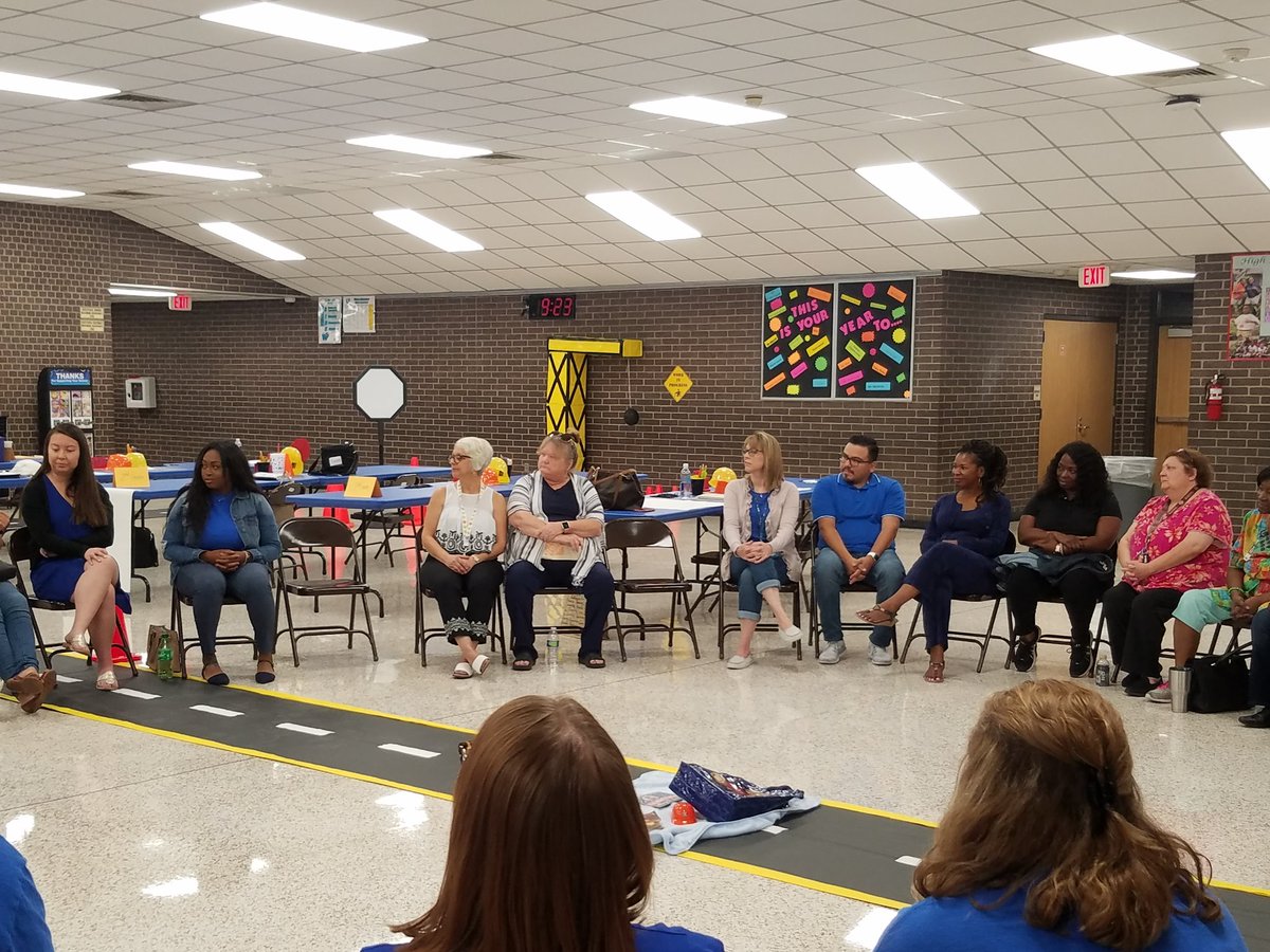 Staff working through Restorative Circles @WilsonAISD #WEbuilddreams #wearewilson