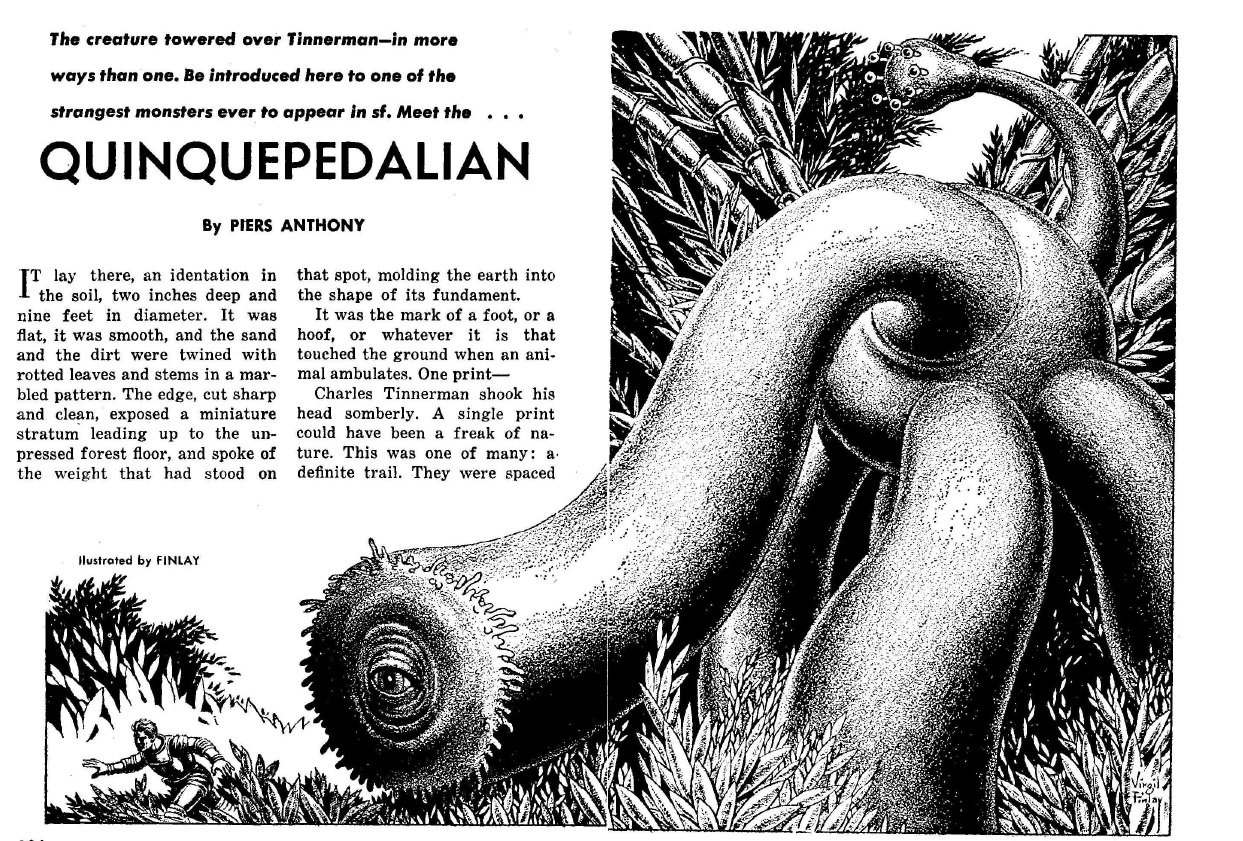 [Aug. 6, 1964]  Newish SF author Piers Anthony is 30 today.  Happy birthday!  

 