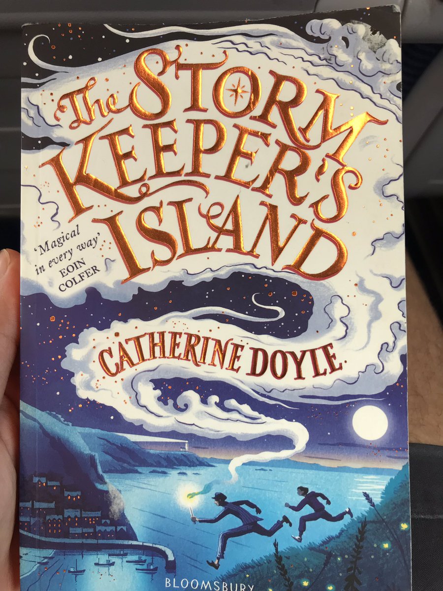 Mr_Mawer's tweet photo. What a fantastic book! Cannot wait to share this with my new class in September #stormkeeper #arranmore https://t.co/mHqblYhl5X