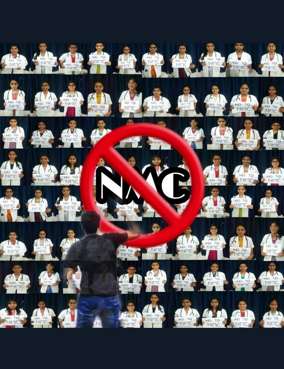 RaaviNagalaksh1's tweet photo. #SayNoToNMCbill 
#SayNoToNmc https://t.co/1pTZZQhWjZ