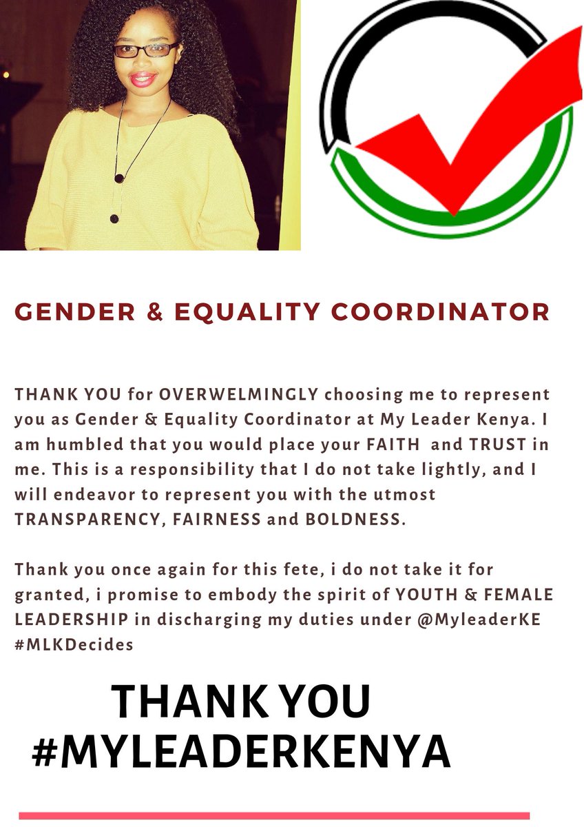 WinnieKabintie's tweet photo. #MLKDecides Thank you all for this fete, I do not take it for granted, I promise to embody the spirit of youth & Female leadership in discharging my duties under @MyleaderKE @KoechMmanuel @Sijenyijnr @BrianGitonga_ke @jumalphonce @papafavour https://t.co/6ipUblUAAI