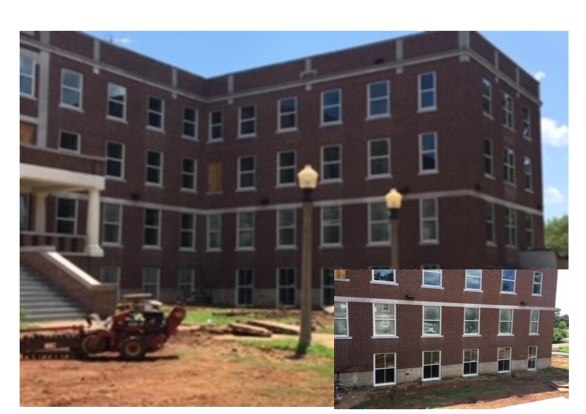 IncWintech's tweet photo. Another successful school/university project nearing completion. with the WinTech 3200 Series single hung #backtoschool #singlehung #dormlife https://t.co/AvxbtfDFXO