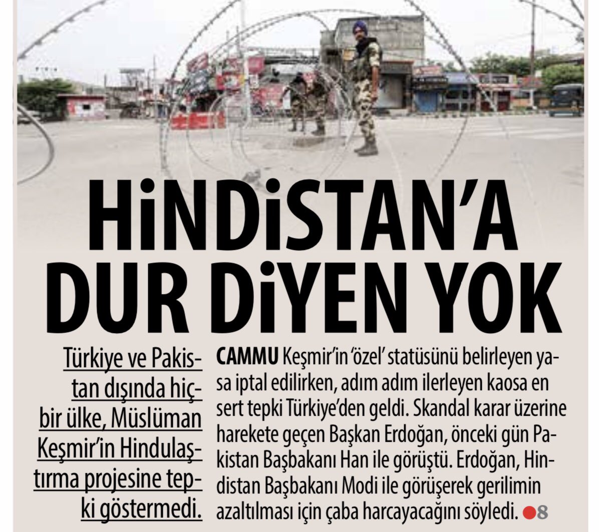 NuhAlbayrak's tweet photo. Hindistan bir yandan Keşmir’e asker yığarken diğer yandan da yapacağı katliamın kılıfını hazırlıyor. Yine hedefte Müslümanlar var ve yine dünyada iğrenç bir sessizlik var.
Allah’ım, dünyadaki tek vicdanlı ülke olan Türkiye’ye her haksızlığı durduracak güç ver. https://t.co/XDh3lr85tt