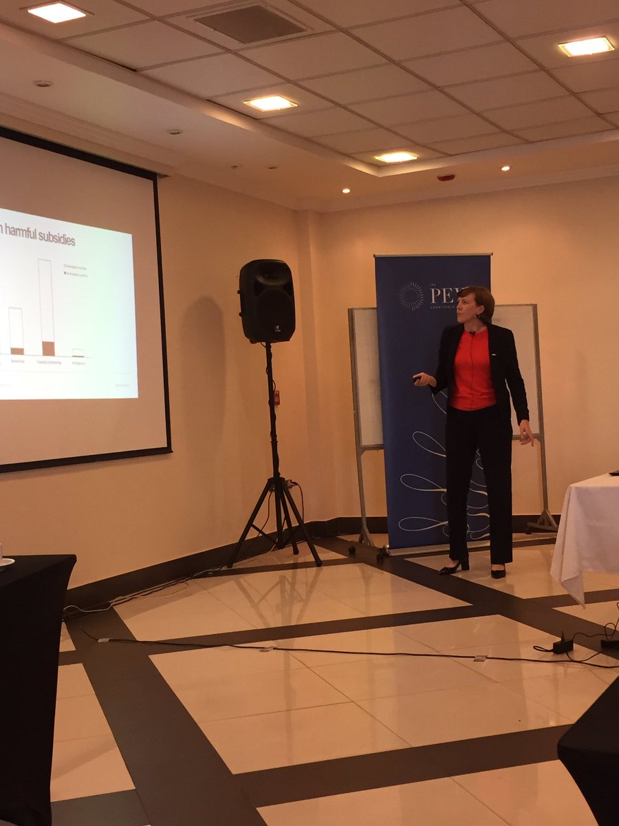 cristianlaborda's tweet photo. @isabeljarrett @pewenvironment presenting the economy case for fishery subsidies in the context of @wto negotiations, #VALPARAISO @ChileMFA @SubpescaCL #Direcon https://t.co/NRqLijOKuP