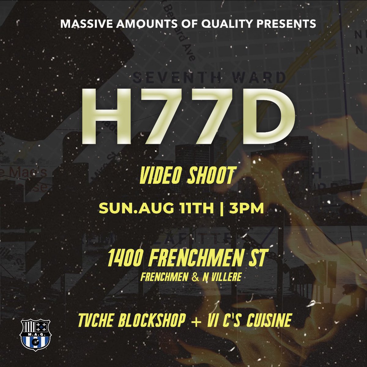 Supreme7MAQ's tweet photo. This Sunday 8.11.19 #H77D Video Shoot! Pull up on a G in that ✋🏽✌🏽 https://t.co/8KQEZIYR57