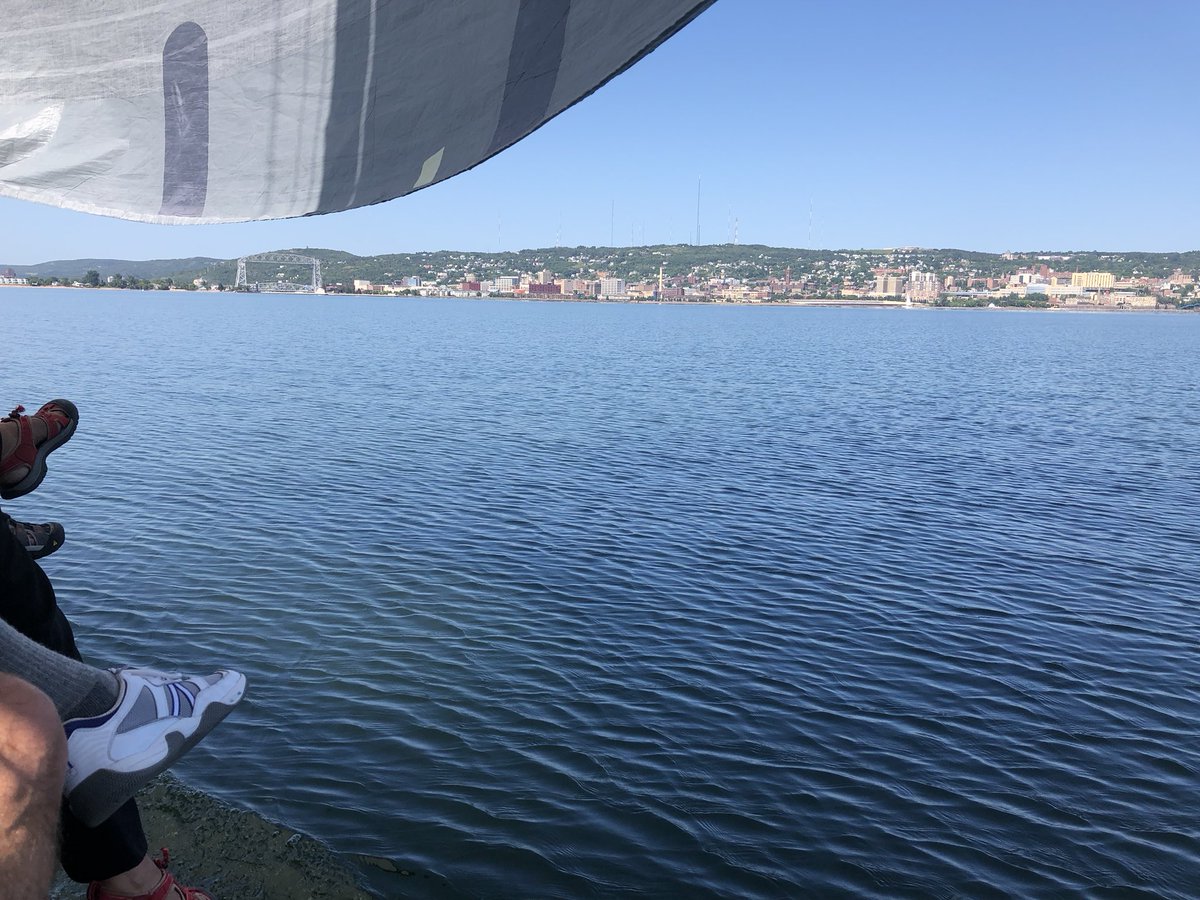 sail_roxy's tweet photo. Duluth looks good!!! Roxy is finishing soon! #TransSuperior https://t.co/0v6dgkLHvU