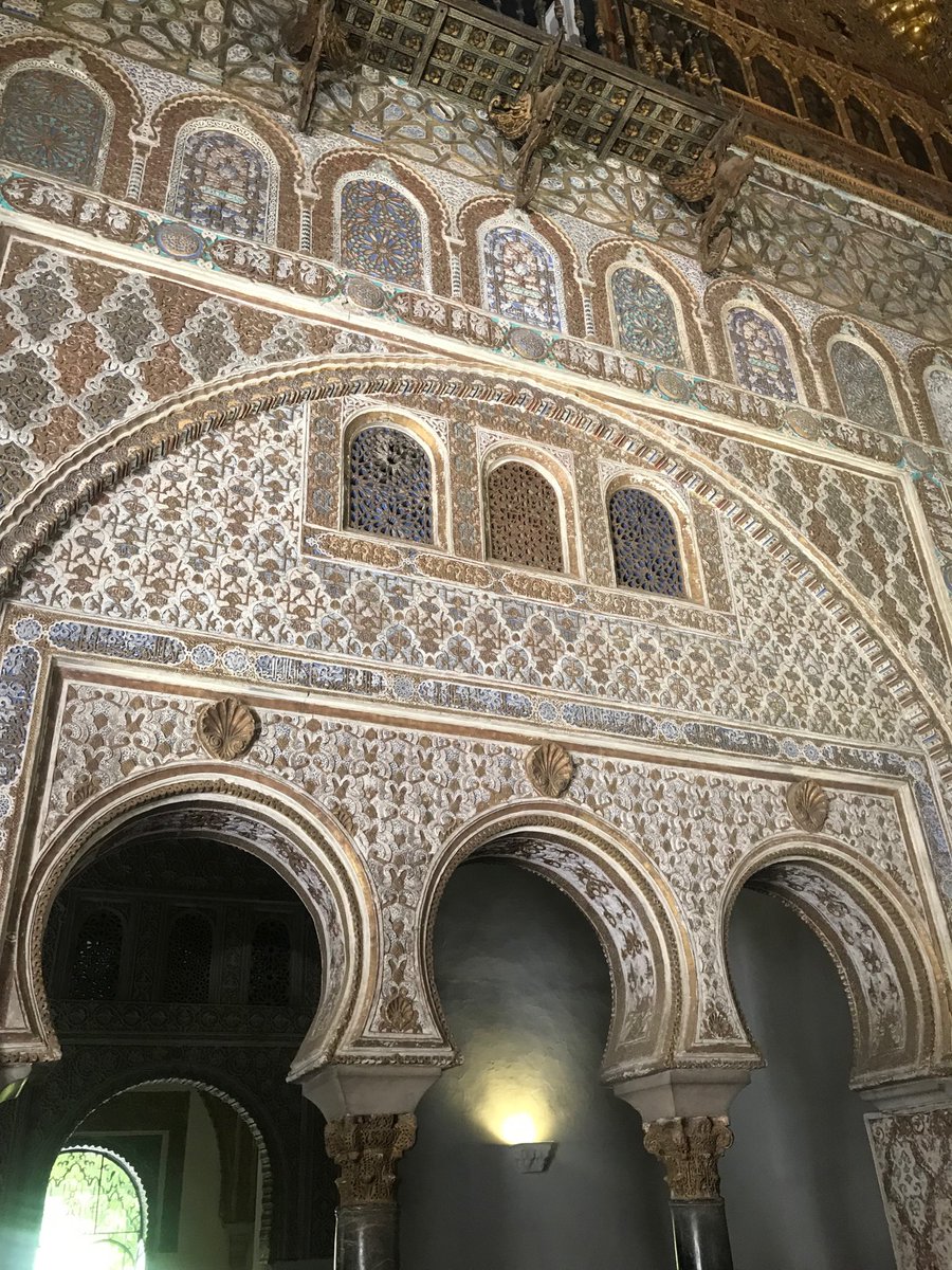 PeterBonsall's tweet photo. ⁦⁦@Alan_Measles⁩ eat your heart out. I thought House for Julie was a ceramic masterpiece. Seems Real Alcazar Seville we’re there before you. Stunning designs. https://t.co/bFkrvFZJC4